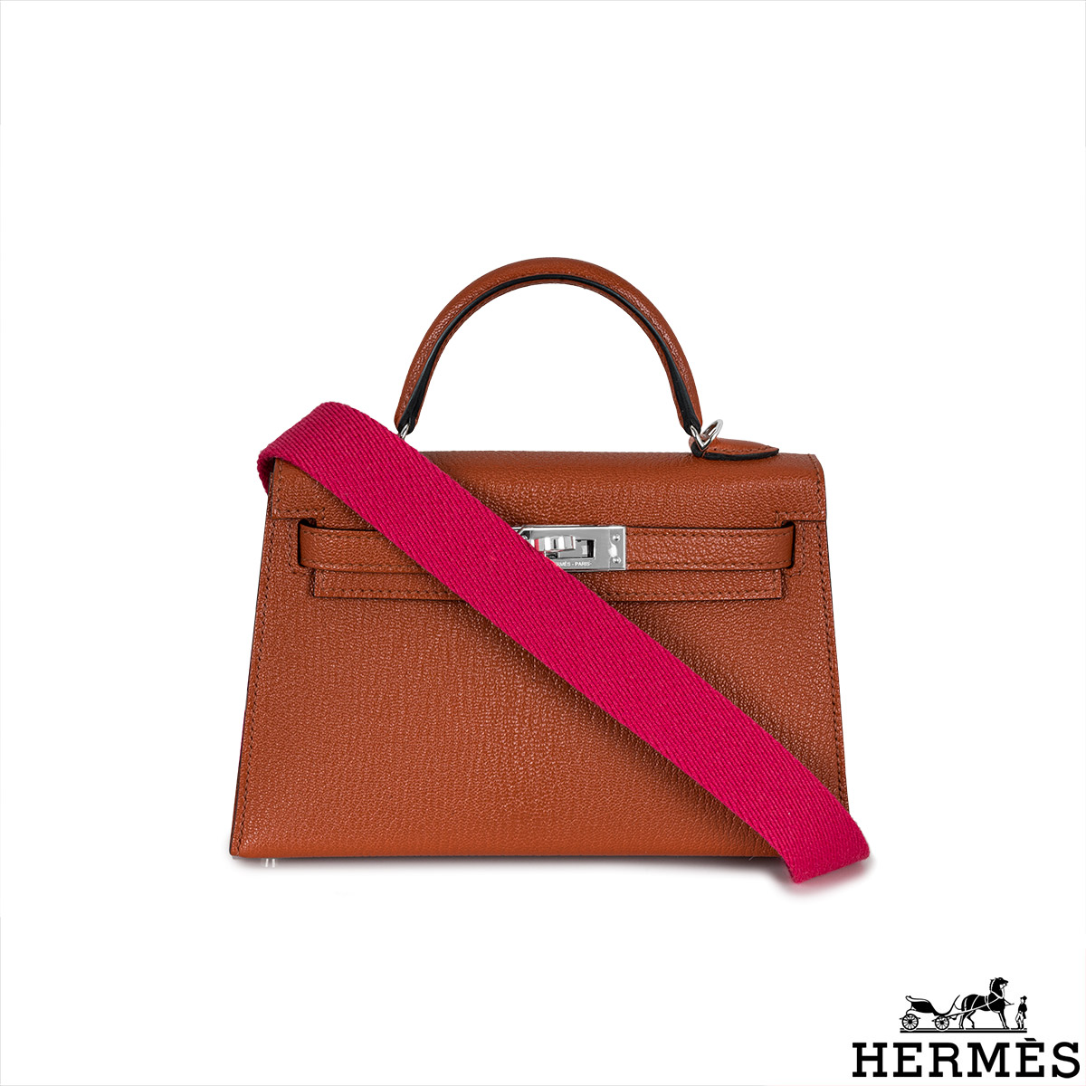 Hermes Kelly Bag 28cm Cuivre Togo Retourne Palladium Hardware